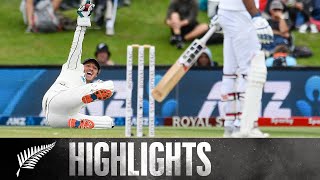 NZ Set 132 To Win  HIGHLIGHTS  BLACKCAPS v India  2nd Test  Day 3 2020 [upl. by Hamitaf724]