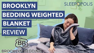 Brooklyn Bedding Weighted Blanket Review  Can It Relax You [upl. by Sigsmond302]