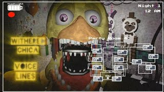 FNaF SFM short  Withered Chica voice lines [upl. by Metsky]