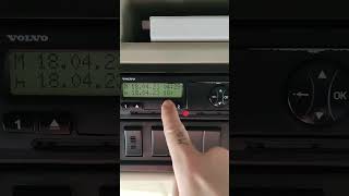 Tachygraphe camion comment changer son heure de début ou ajouter du temps de travail [upl. by Aniuqahs]
