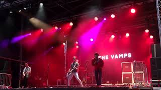 The Vamps  Cheater Live from Cheshire Balloon Fiesta 6th August 2023 [upl. by Callida]