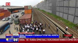 Rizal Ramli Bongkar Beton Penutup Rel Kereta di Tanjung Priok [upl. by Rebmac]