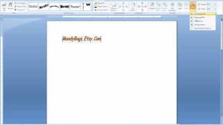 Flip or Reverse Text Using Microsoft Word [upl. by Nannerb]