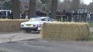 Race Retro 2023 Triumph TR7 rally car sideways action [upl. by Moshe992]