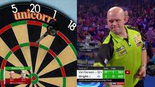 ALL WRIGHT ON THE NIGHT  Final  201920 World Darts Championship [upl. by Ciredor]