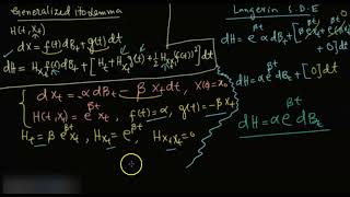 Solution to Langevin Stochastic Differential Equation with the help of Ito Lemma  Stochastics [upl. by Gnouh143]