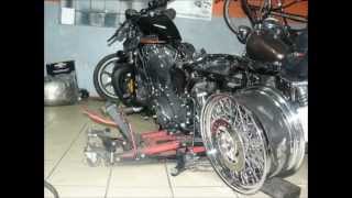 Harley Davidson Wide Tire 250 Sportster 48 POLAND by Power Choppers [upl. by Asta635]