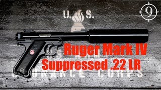 Ruger Mark IV Tactical Suppressed 22LR Review Hitmans Krugermeier 22 pistol [upl. by Akinet972]