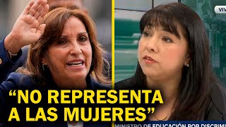 Mirtha Vásquez quotDina Boluarte no representa a las mujeresquot [upl. by Dorison]