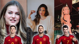 Spain Football Players WivesGirlfriends 2024 ❤️ [upl. by Kira520]