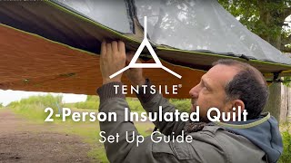 Tentsile Insulated Quilt 2Person SetUp [upl. by Notliw]