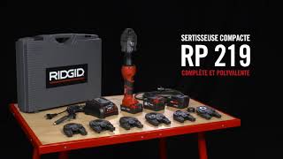 Outil de sertissage RIDGID RP 219 [upl. by Refeinnej]