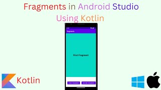 Fragments in Android Studio Using Kotlin [upl. by Kiele824]