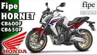 Tabela Fipe  Hornet CB600F e CB650F [upl. by Liahkim]