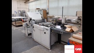 2003 Heidelberg Stahlfolder Ti52 4 paper folding machine from Gab Supplies Ltd [upl. by Yaresed]