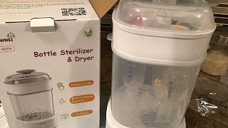 Grownsy Bottle Sterilizer and Dryer Review [upl. by Razaele]