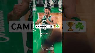 BOSTON CELTICS es CAMPEÓN de la NBA nba basketball bostonceltics shorts goat champion [upl. by Nichy]