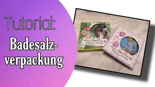 Tutorial Badesalzverpackung mit Badesalz vom Action [upl. by Kaliope918]