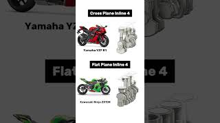 Cross plane inline4 vs flat plane inline4 engine optimization yamahamotoreu KawasakiMotorsEU [upl. by Nnaihs]