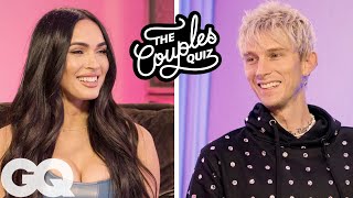 Megan Fox amp Machine Gun Kelly Take a Couples Quiz  GQ [upl. by Assilla721]