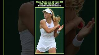 Australian Open 2024  Mirra Andreeva 16yearOld into 4th Round After Sensational Comeback tennis [upl. by Krueger696]