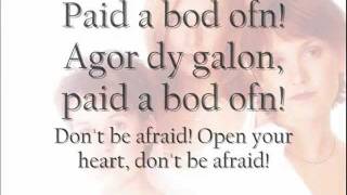 Paid â Bod Ofn  Eden geiriau  lyrics [upl. by Woodrow830]