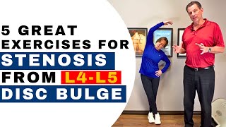 5 Best Exercises For Spinal Stenosis From L4L5 Disc Bulge  Dr John Zielonka Chiropractor In Ottawa [upl. by Gussi98]