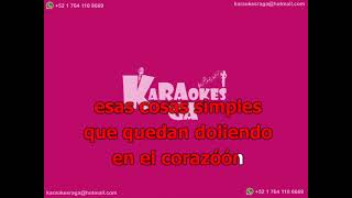 Karaoke Las Simples Cosas Mercedes Sosa [upl. by Ahgiela]