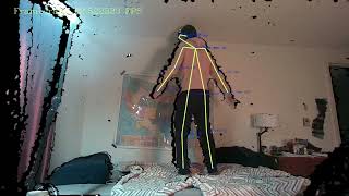 Realsense Skeleton Tracking API Demo 20200204 [upl. by Heigho]