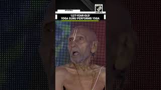 127yearold Yoga Guru Swami Sivananda performs Yoga in Mumbai [upl. by Terrill]