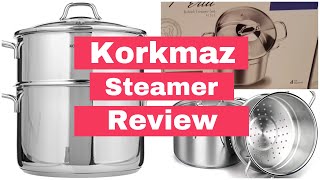 Korkmaz steamer review  Shopping  2021 [upl. by Walford]