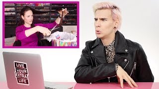 HAIRDRESSER REACTS TO SIMPLY SNAILOGICAL CRISTINE CUTTING HER HAIR [upl. by Squier]