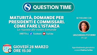 Maturità domande per presidenti e commissari Come fare l’istanza [upl. by Lucio]