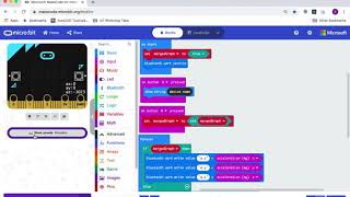 Microbit Wirelessly Stream Accelerometer Data to MakeCode [upl. by Onairam]