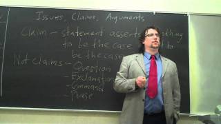 Critical Thinking Issues Claims Arguments [upl. by Leasia]