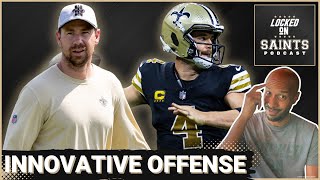 New Orleans Saints Offense Klint Kubiak Still Adding Wrinkles In Impressive Gameplan [upl. by Cynthy92]