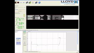 Ametek  LloydInstruments  Essais de traction avec un extensomètre Vidéo [upl. by Aneehsat861]