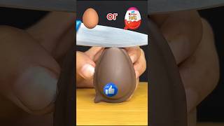 EGG 🆚 KINDER JOY  KON JITEGA BATAO shortvideo [upl. by Dolan]