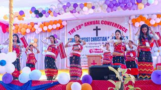 Sokfwui Kushi Din Tining  Rabha Gospel Dance  Annual Conference RBCA 2021 [upl. by Gabriel969]