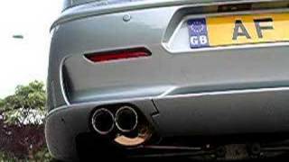 Alfa 156 GTA with Unicorse Type II Muffler [upl. by Stanislas]