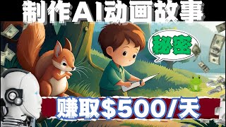 日赚500美元使用人工智能Ai ChatGPT创建动画视频赚钱项目如何快速赚钱赚钱最快的方法手机赚钱YouTube赚钱被动收入如何网络赚钱赚钱APP在家赚钱副业兼职躺赚网赚实战创业 [upl. by Aser521]