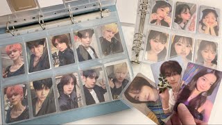 storing kpop photocards Txt  Enhypen  Loona  more [upl. by Dumanian]