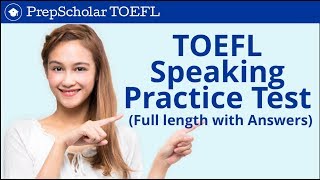 TOEFL Speaking Practice Test  full test with answers [upl. by Altaf777]