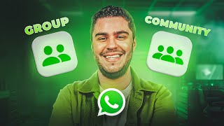 Comunidades vs Grupos de WhatsApp  Reseña en 2024 [upl. by Clellan]