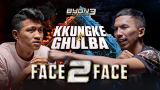 quotKALO GUE JATOH GUE SEMBAH LO DI ATAS RINGquot  KKUNGKE VS GHULBA FACE 2 FACE [upl. by Llekim]