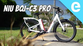 NIU BQiC3 Pro Review A fast 28 MPH techie electric bike [upl. by Dincolo]