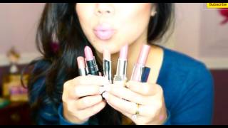 Top Favorite Neutral Lipsticks  Drugstore amp High end  itsjudytime [upl. by Giorgio]