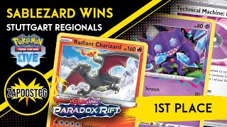 1st Place SableZard Lost Box Deck From Stuttgart Regionals Pokemon TCG [upl. by Akkahs887]