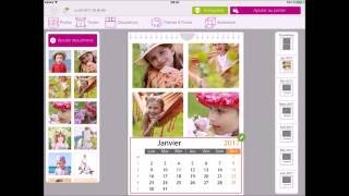 Yes  Je peux créer mon calendrier photo sur lapplication iPad MonCalendriercom [upl. by Katsuyama]