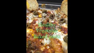 Easy baked pasta  healthy semolina vegatable baked pasta No maida baked pasta receipe [upl. by Rebmik]